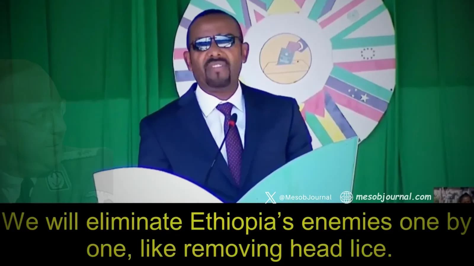 Abiy speaks at the 20th Nations