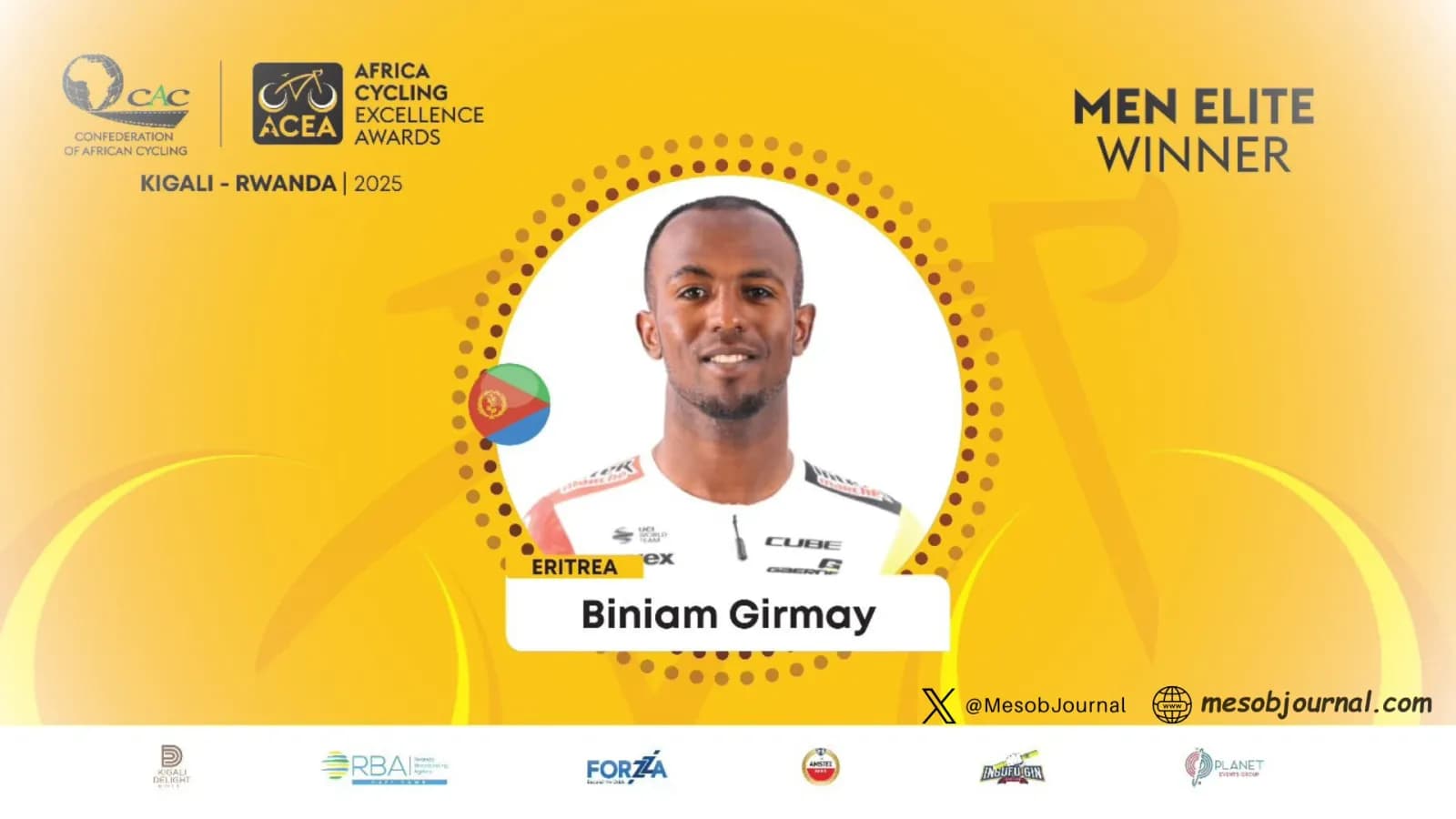Biniam Girmay Men Elite Winner