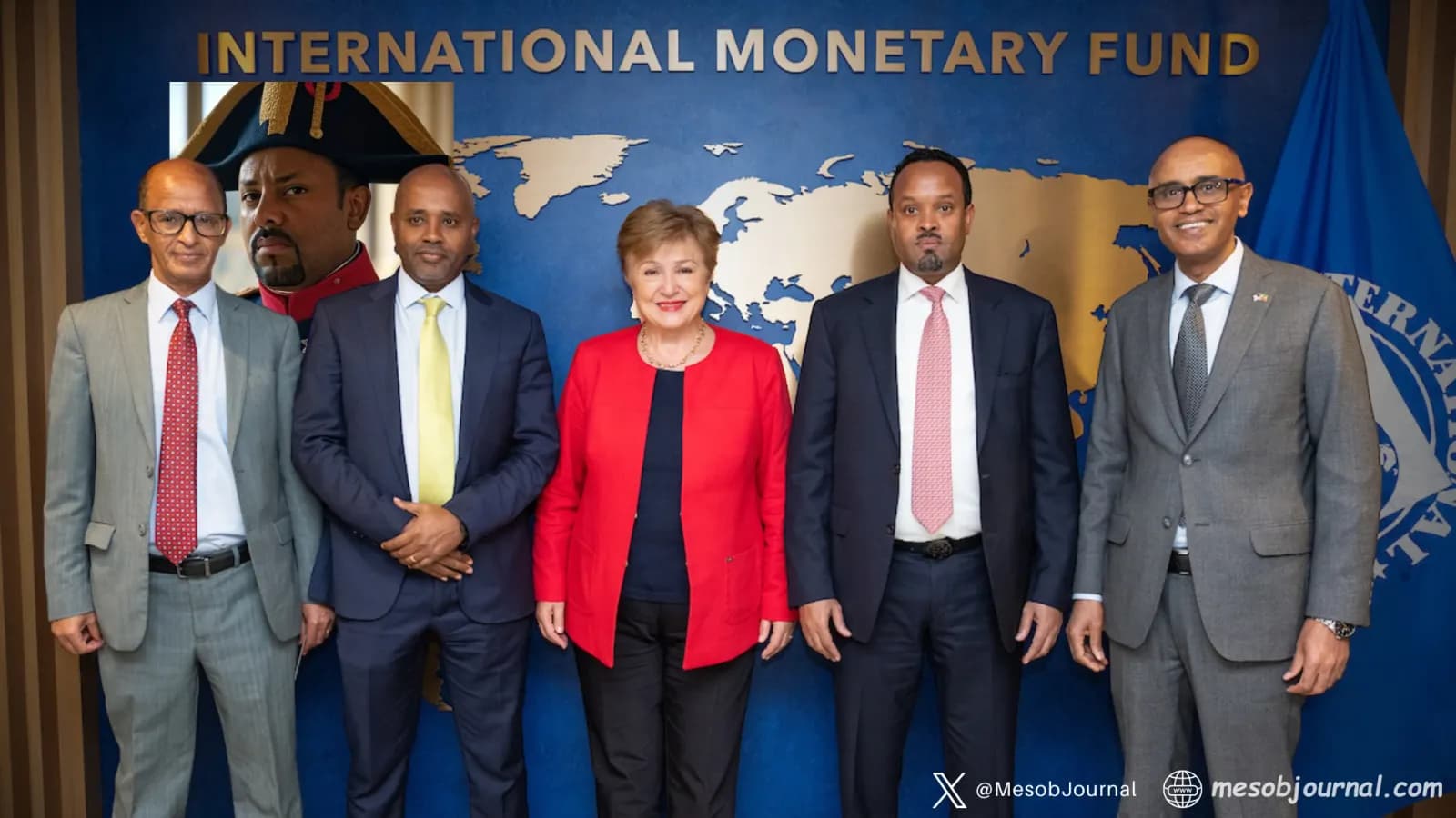 Kristalina Georgieva With Ethiopian delegation