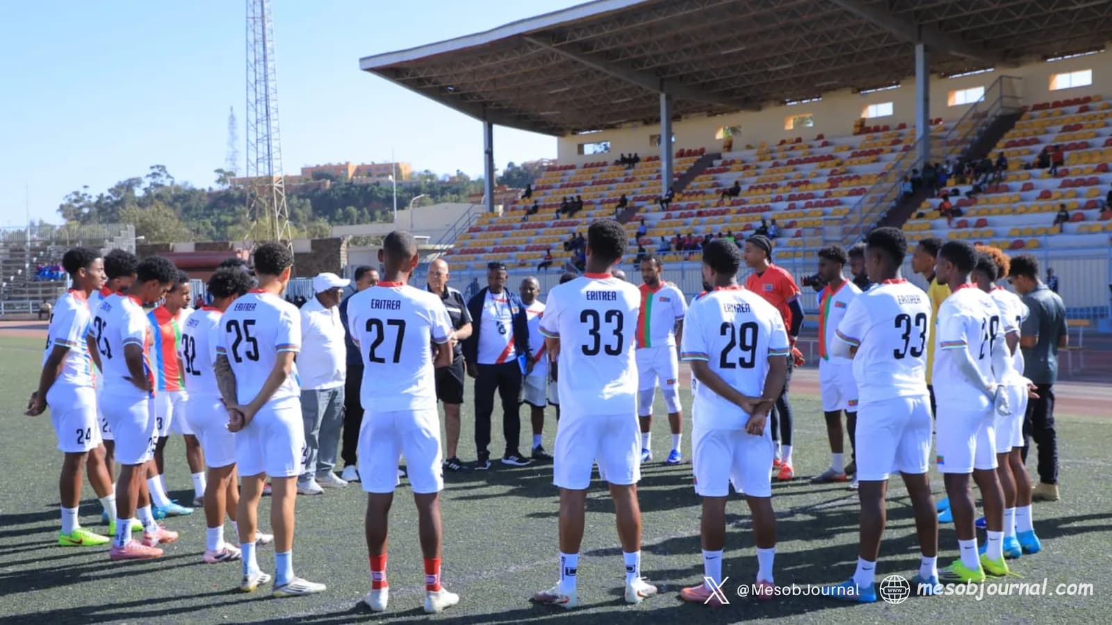 Red Sea Camels at Asmara Camp Ahead of AFCON 2027 Qualifiers