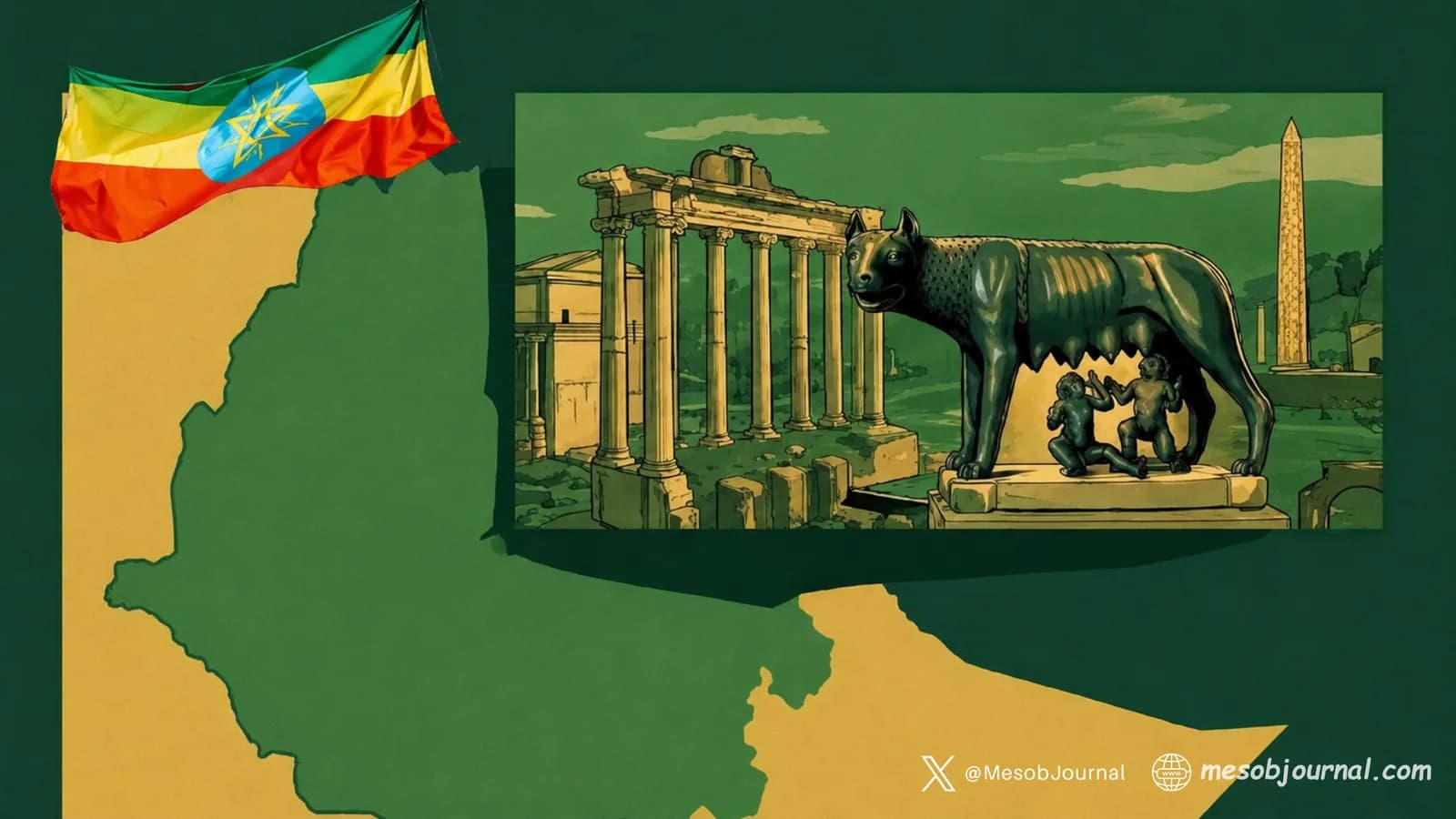 Illustration depicting Ethiopia’s political identity.