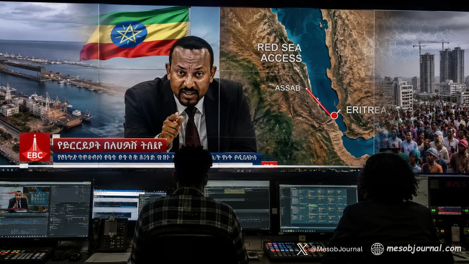 Red Sea coverage and Ethiopian media imagery.
