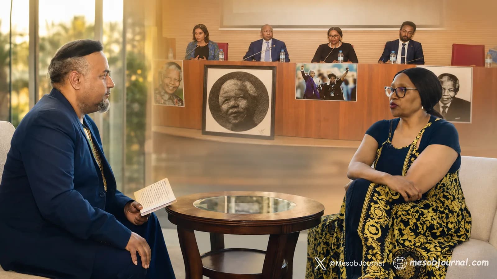 Nandi Mandela during an Eritrea interview.