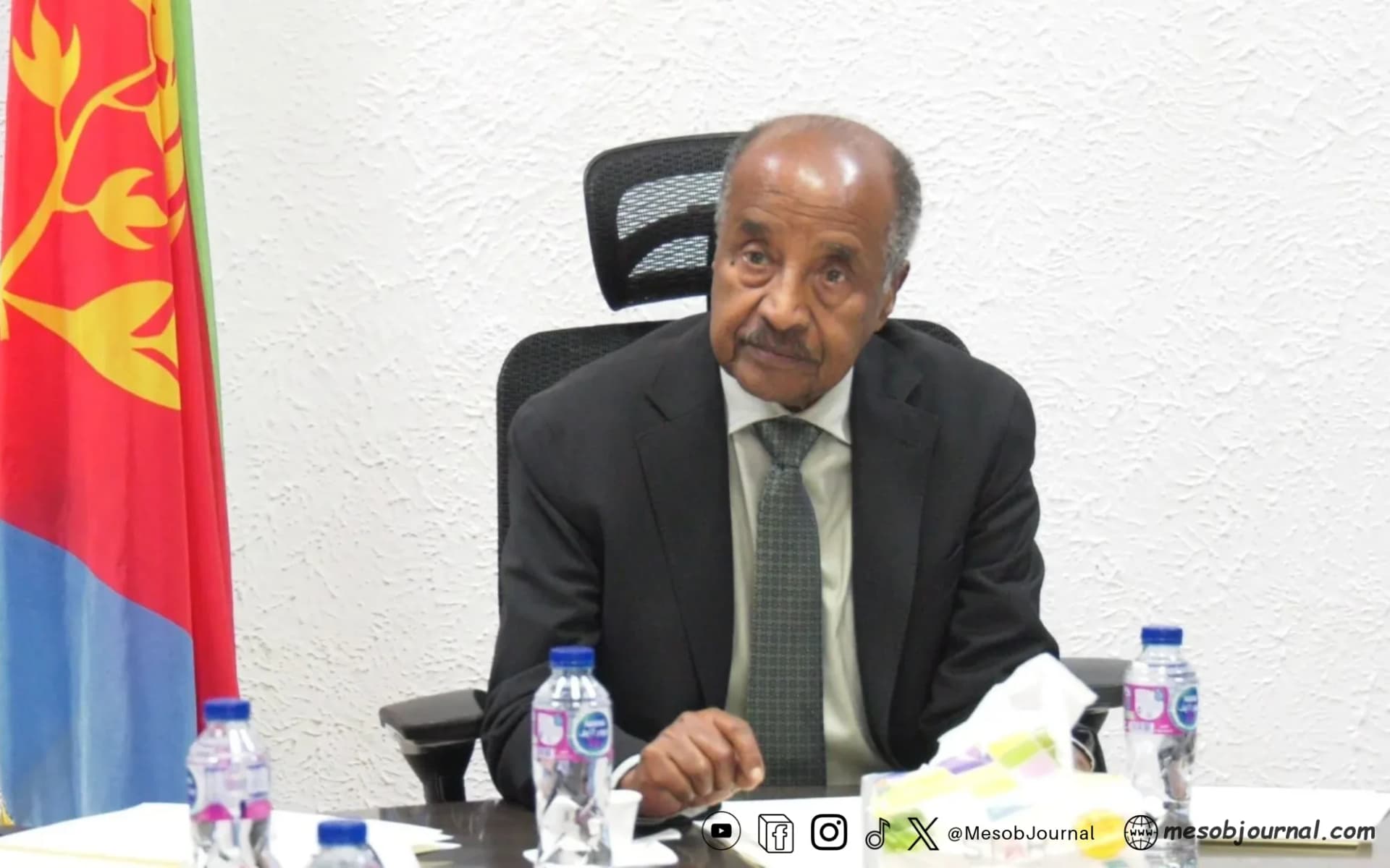 FM Osman Saleh Briefing Foreign Diplomats in Asmara on 15 October 2026.