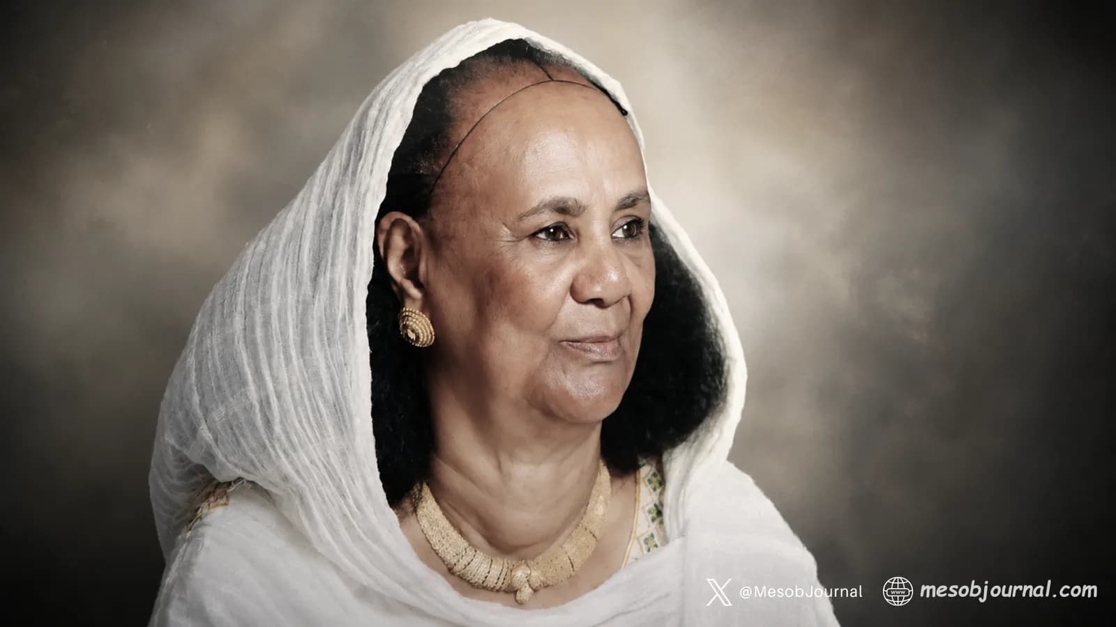 Portrait of W/ro Adanesh Berhe, mother of President Isaias Afwerki