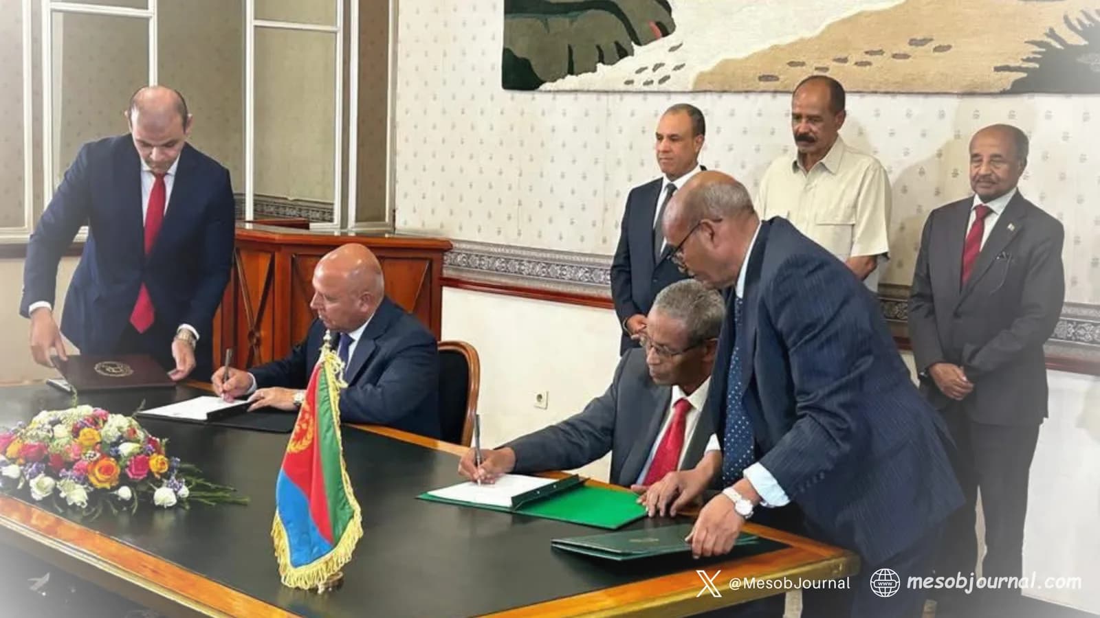 Eritrea Egypt signing ceremony