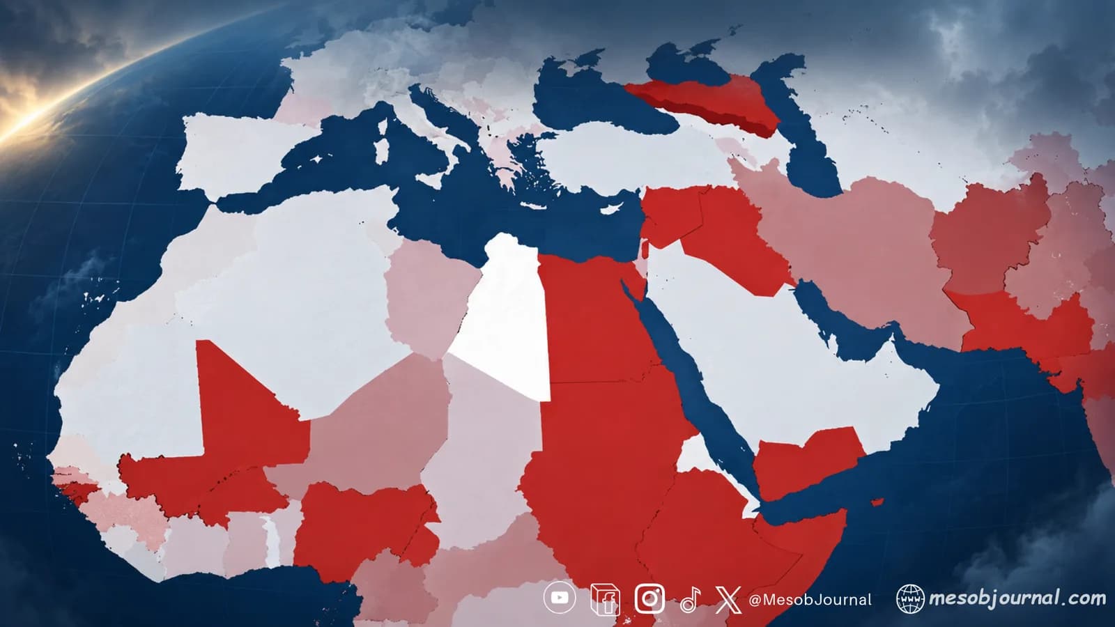 Map showing political violence across the Horn and Red Sea region.